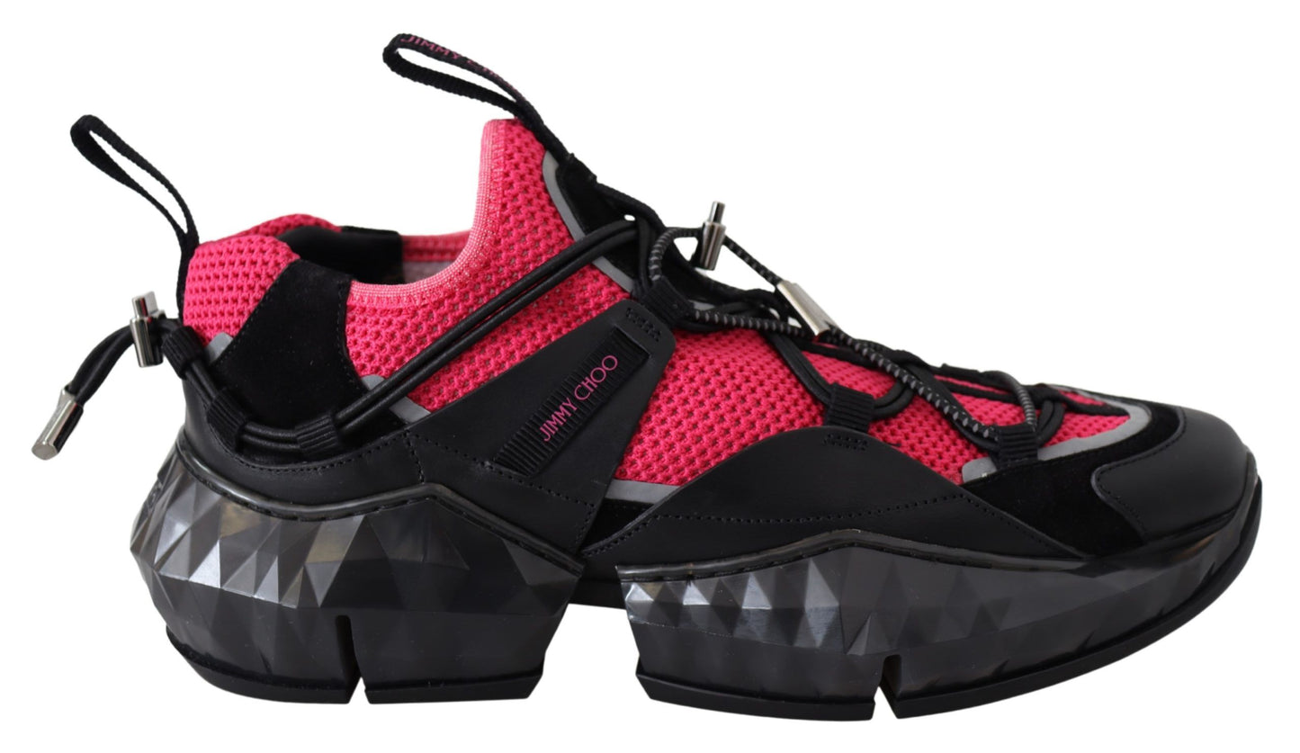 Diamond Black Pink Sneakers