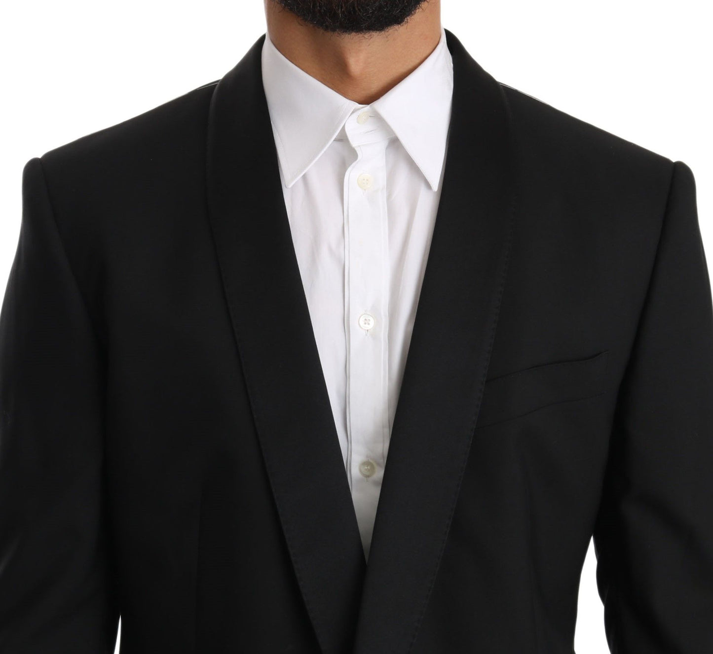 Elegant Black Slim Fit Martini Suit Set