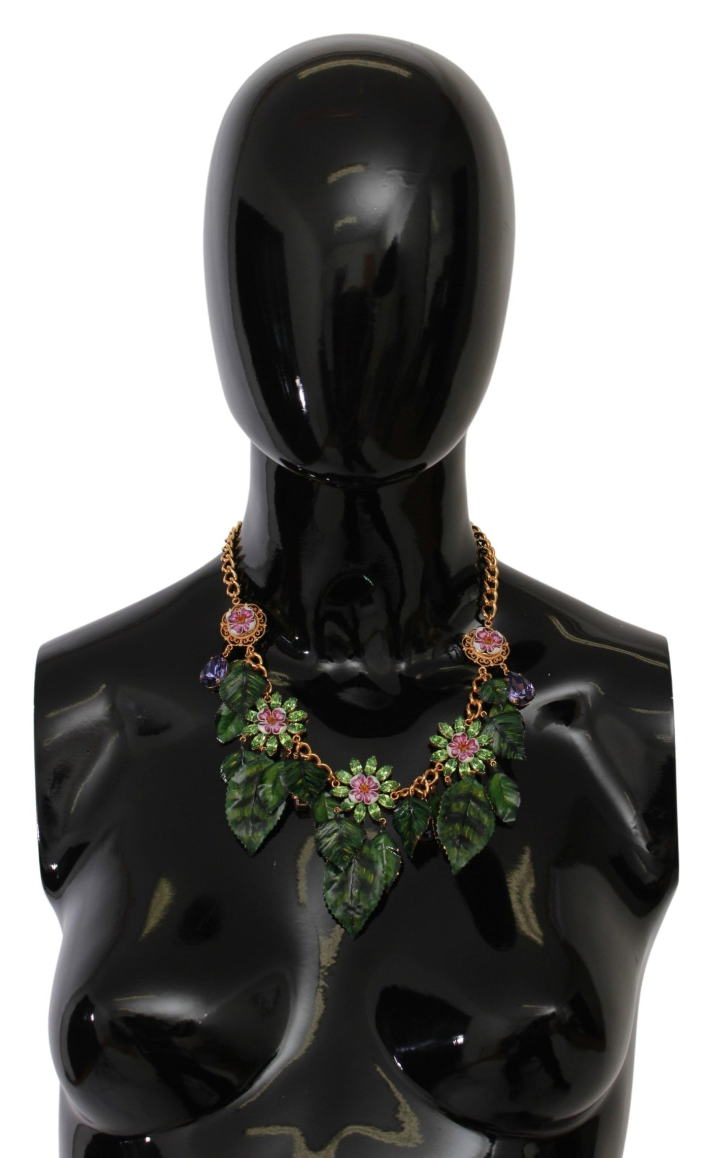 Elegant Floral Sicily Charm Necklace