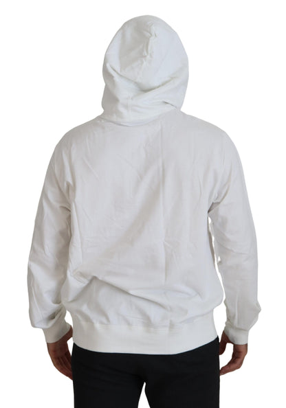 Stunning White Hooded Sweater