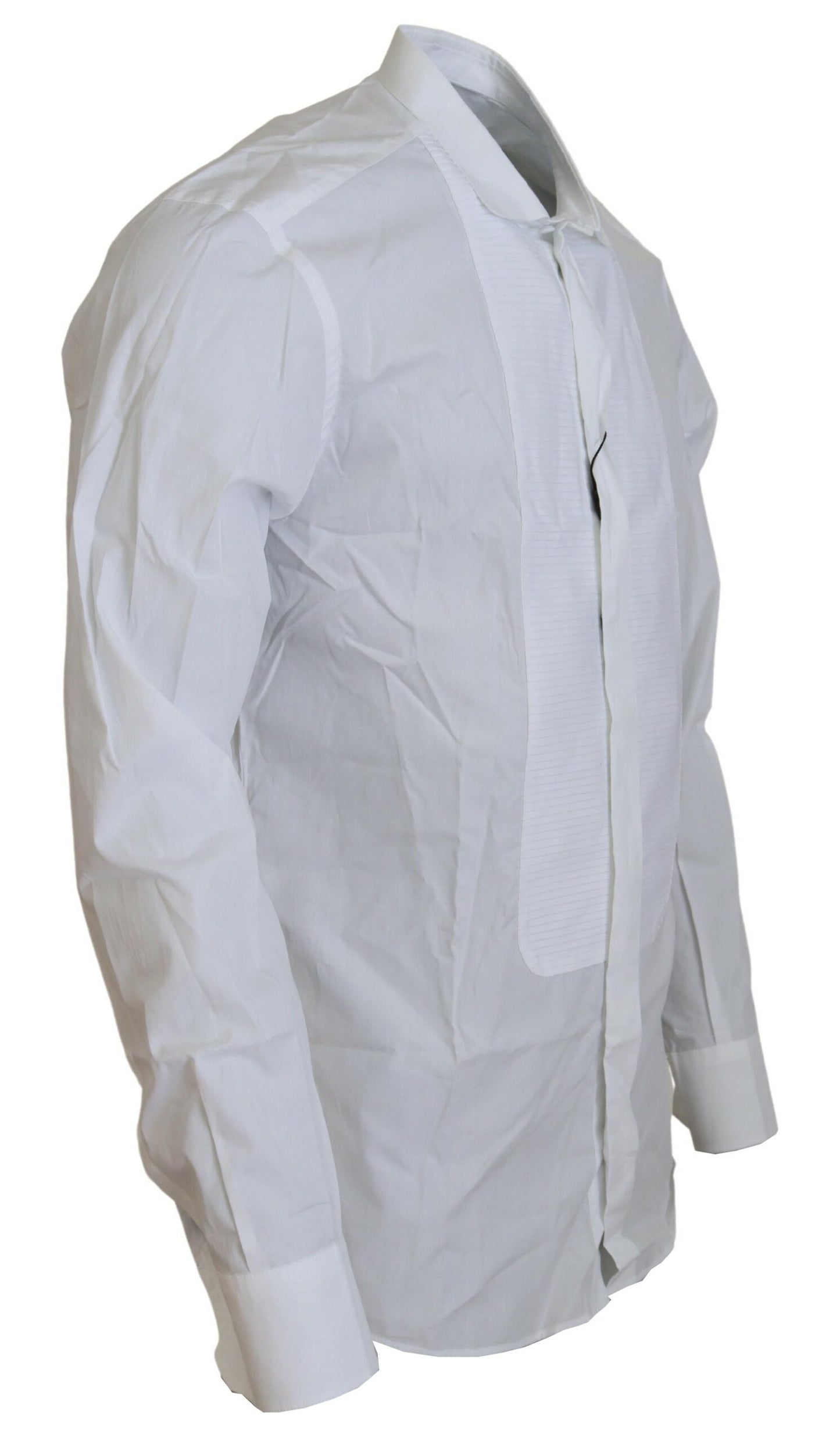 Exquisite White Cotton Formal Shirt