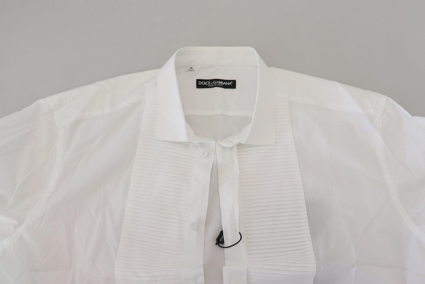 Exquisite White Cotton Formal Shirt