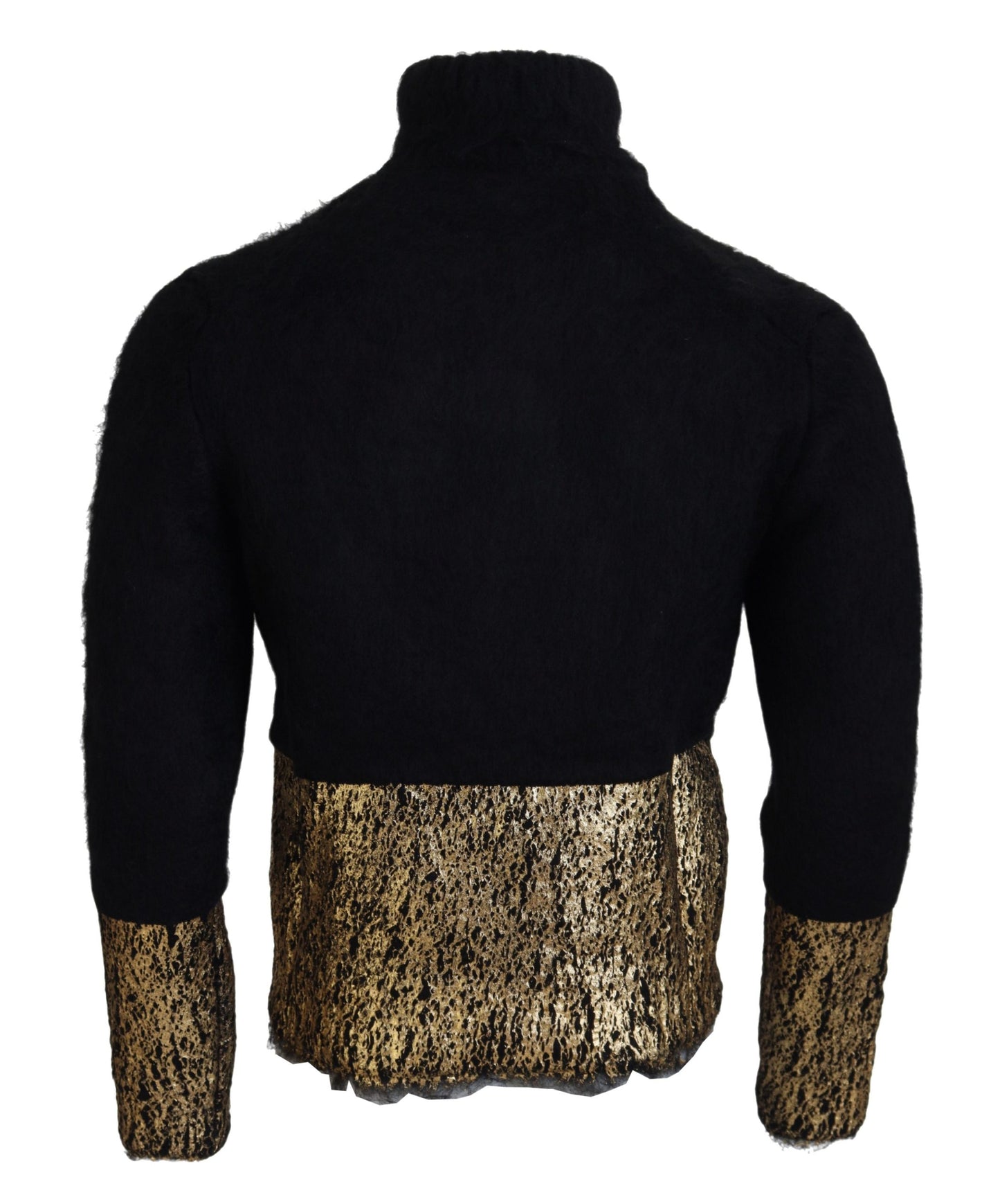 Stunning Black and Gold Crewneck Sweater