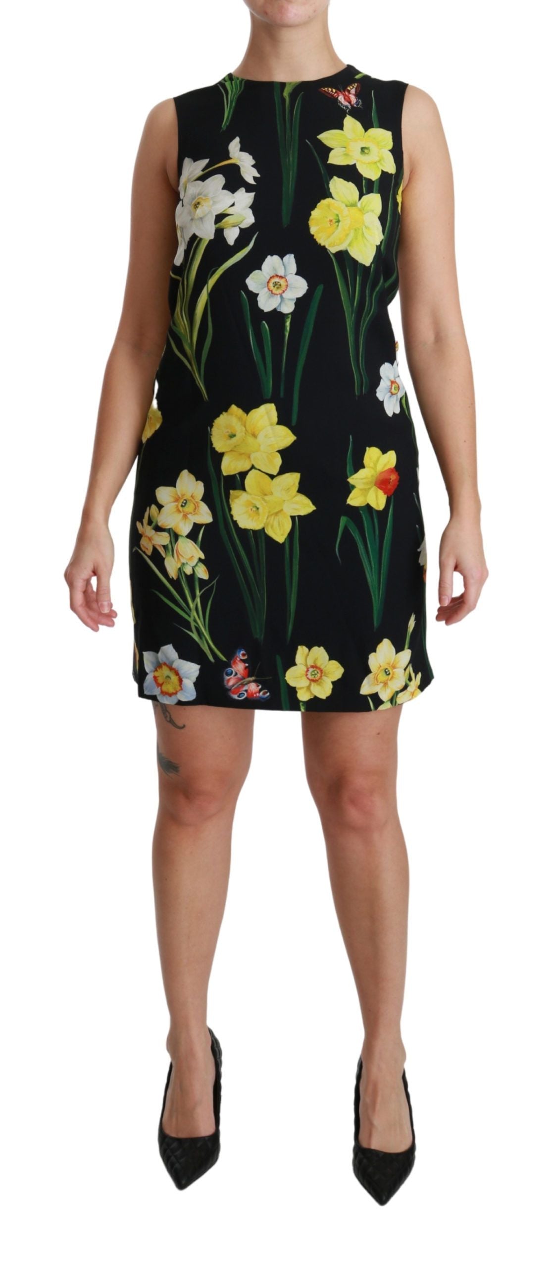 Floral Sheath Mini Dress - Elegance Redefined