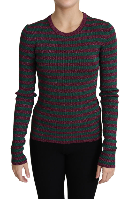Elegant Maroon Crewneck Sweater