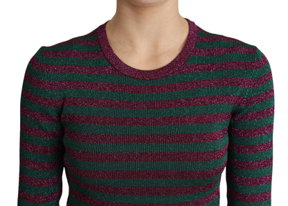 Elegant Maroon Crewneck Sweater