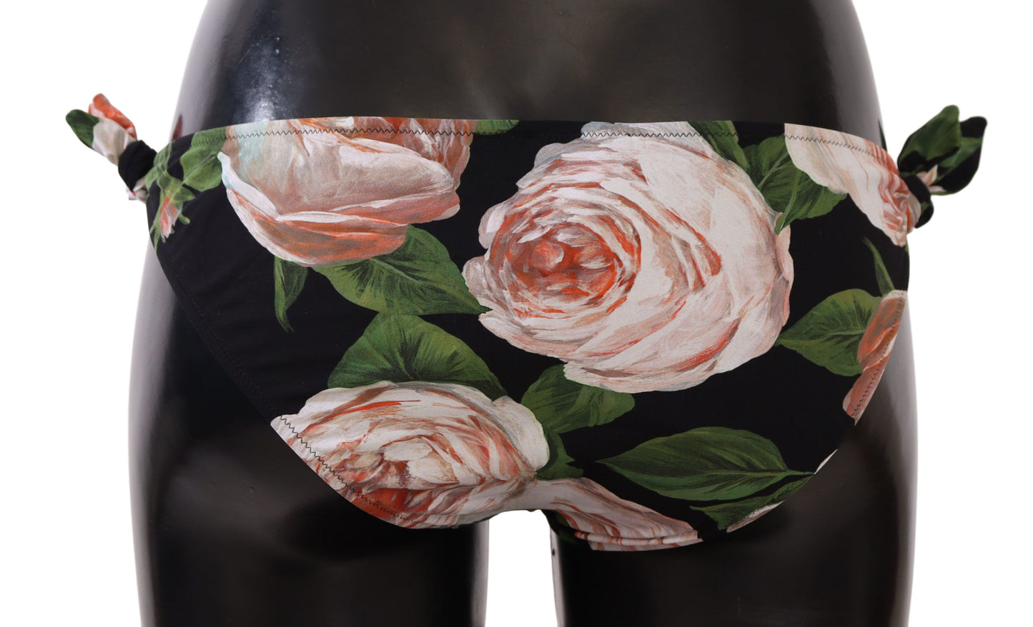 Elegant Rose Print Bikini Bottom