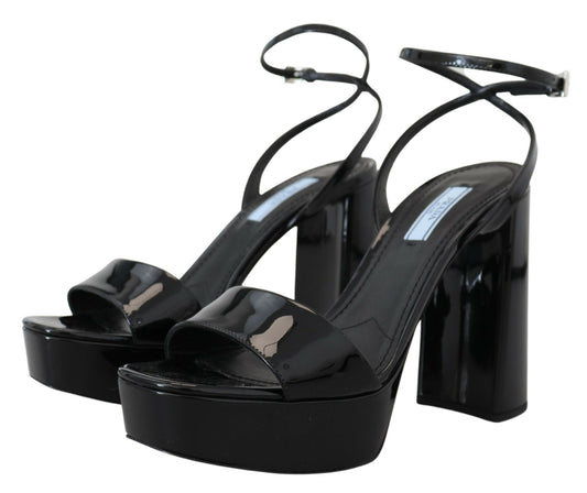 Elevate Your Elegance with Glossy Black Heels