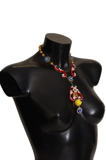 Multicolor Crystal Statement Necklace