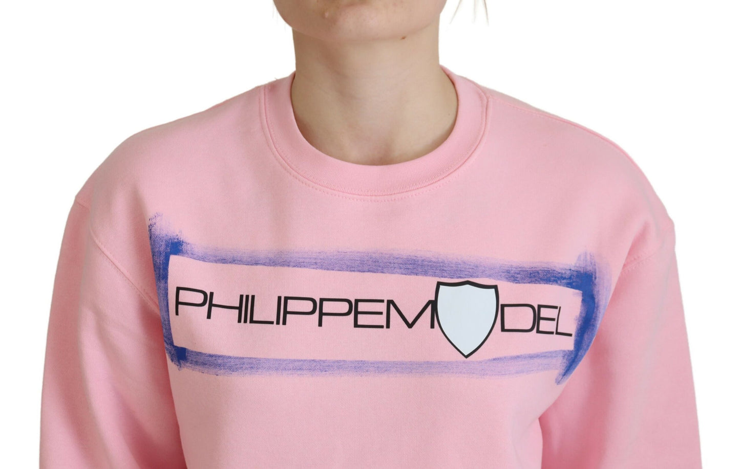 Elegant Pink Long Sleeve Pullover Sweater