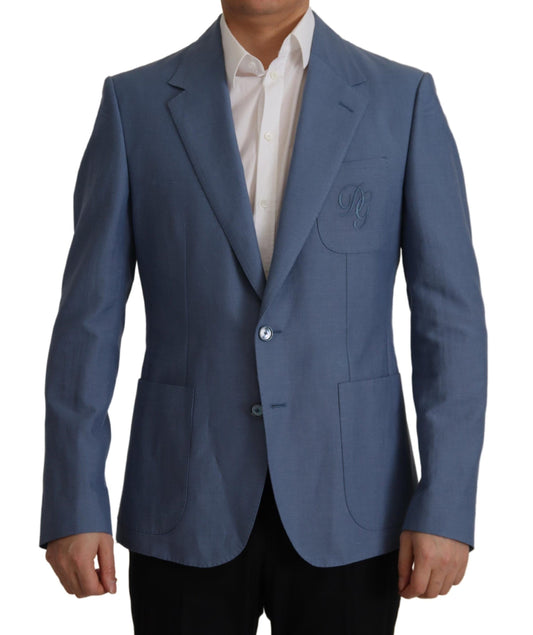 Elegant Single Breasted Linen Jacket