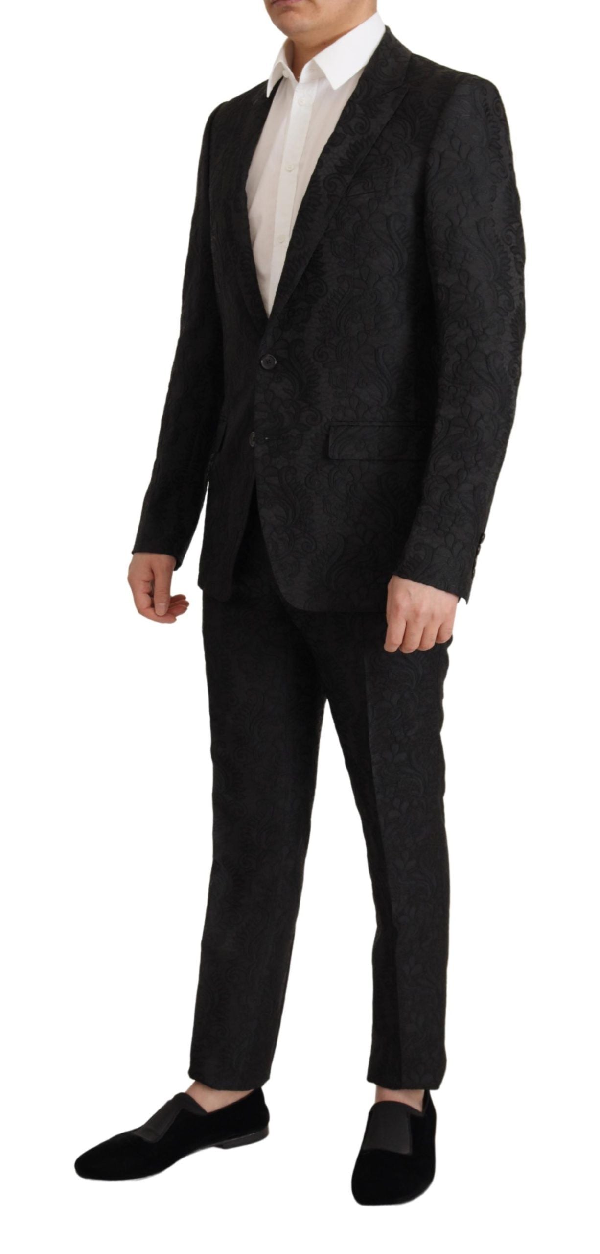 Glittering Black Martini Suit Set