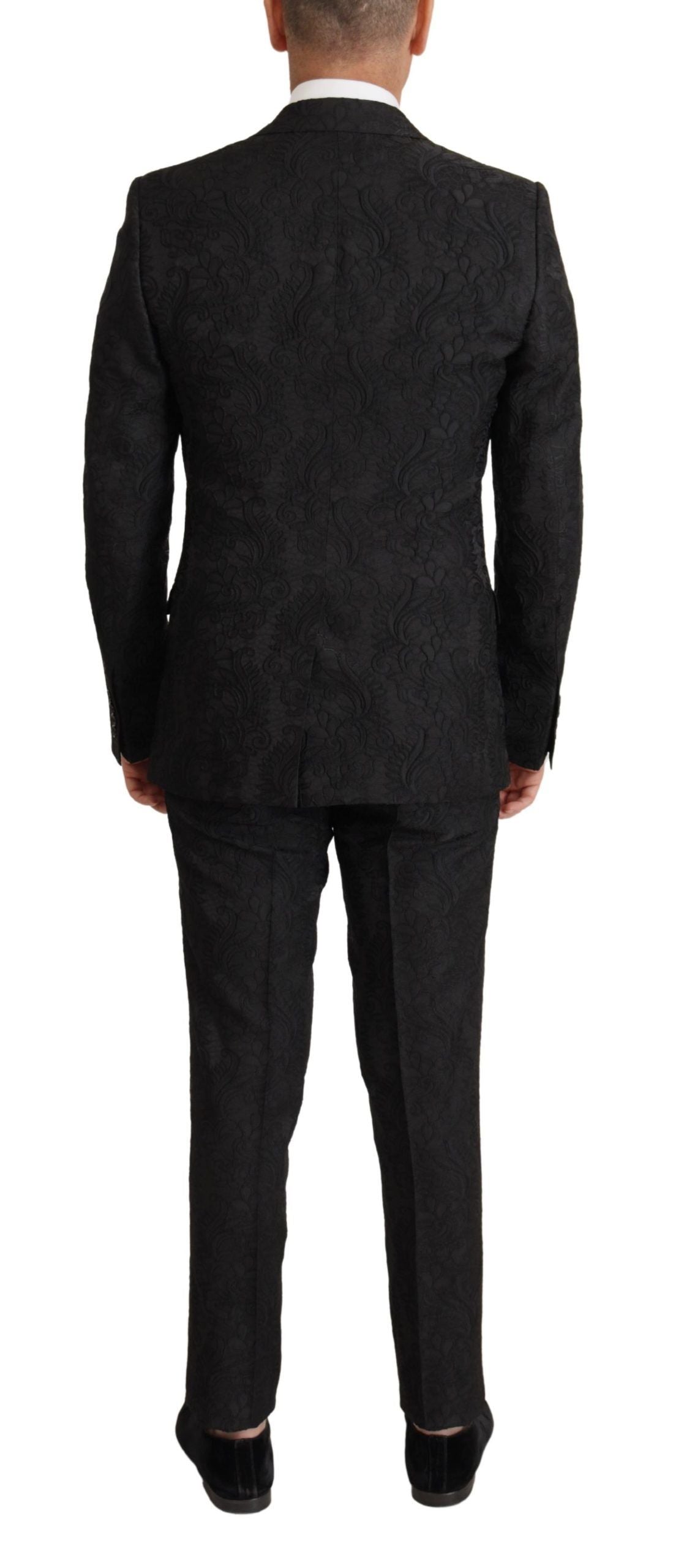 Glittering Black Martini Suit Set