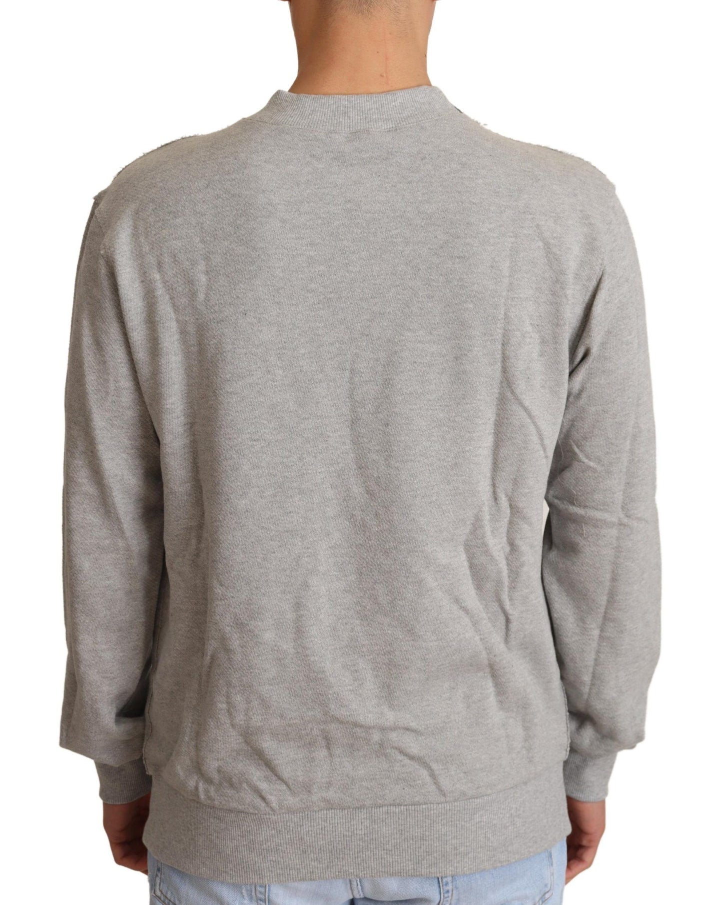 Sophisticated Gray Crewneck Sweater