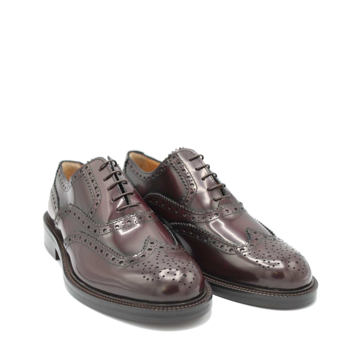 Elegant Bordeaux Calf Leather Formal Shoes
