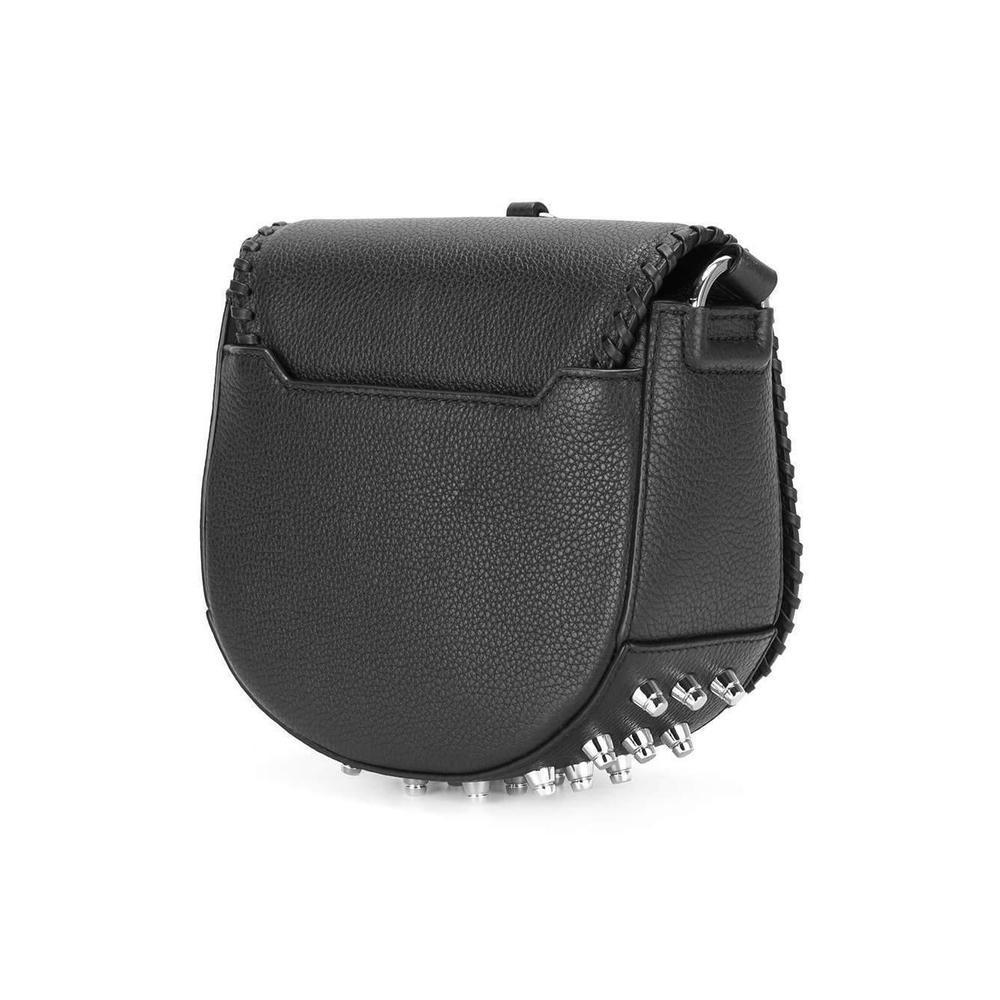 Black Leather Lia Sling Crossbody Bag