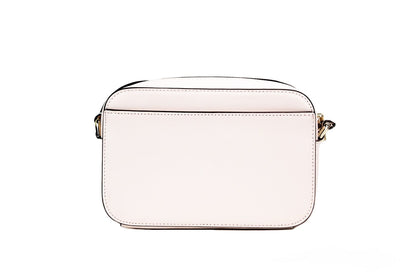 Staci Mini Light Rose Saffiano Leather Camera Bag Crossbody Handbag