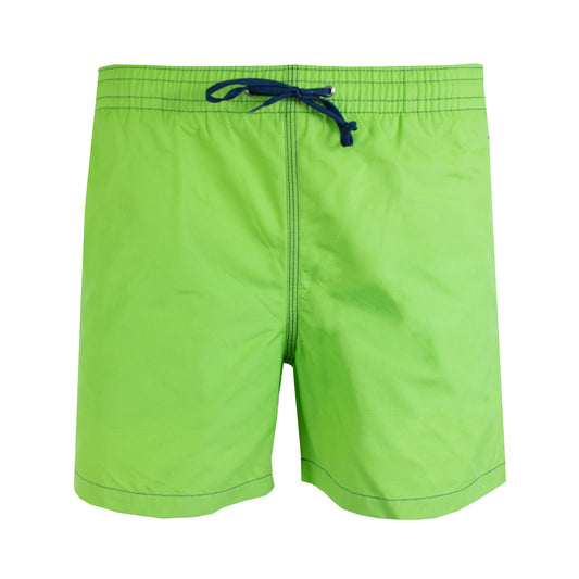 Neon Green Chic Swim Shorts