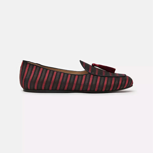 Red Silk Loafer