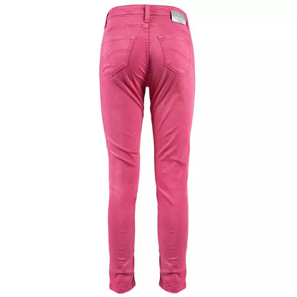 Fuchsia Cotton Jeans & Pant