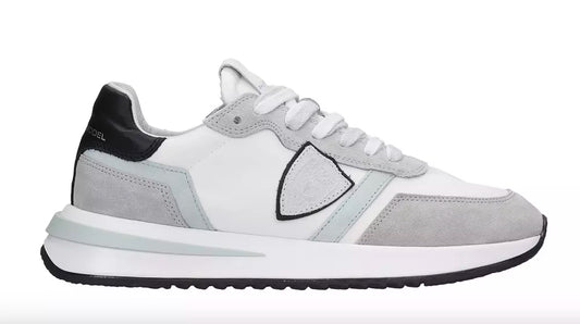 White Fabric Sneaker