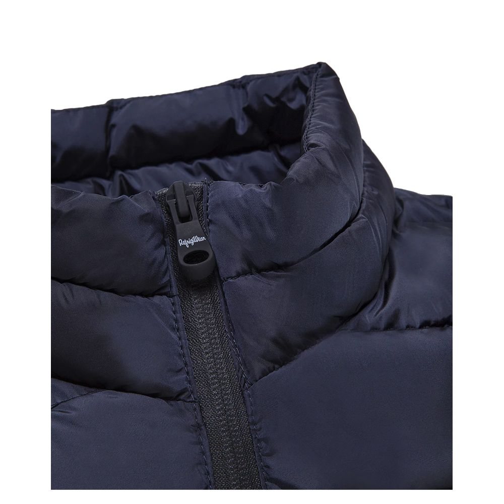 Eco-Friendly Warm Men's Jacket in Blue