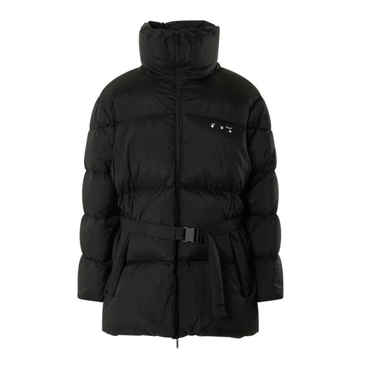 Black Long Sleeve Down-Filled Jacket