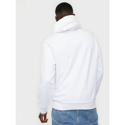 Winter White Cotton Hoodie with Designer Appeal