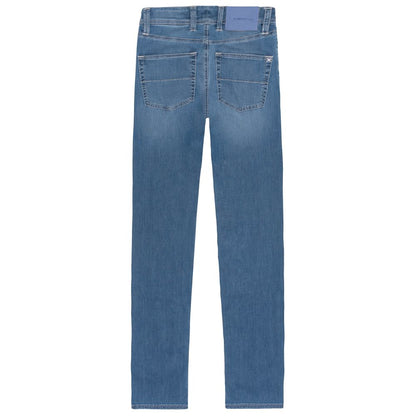 Elevated Essentials: Chic Men's Light Blue Jeans