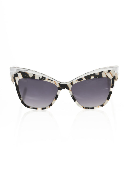 Chic Cat Eye Sunglasses with Pearly Accent