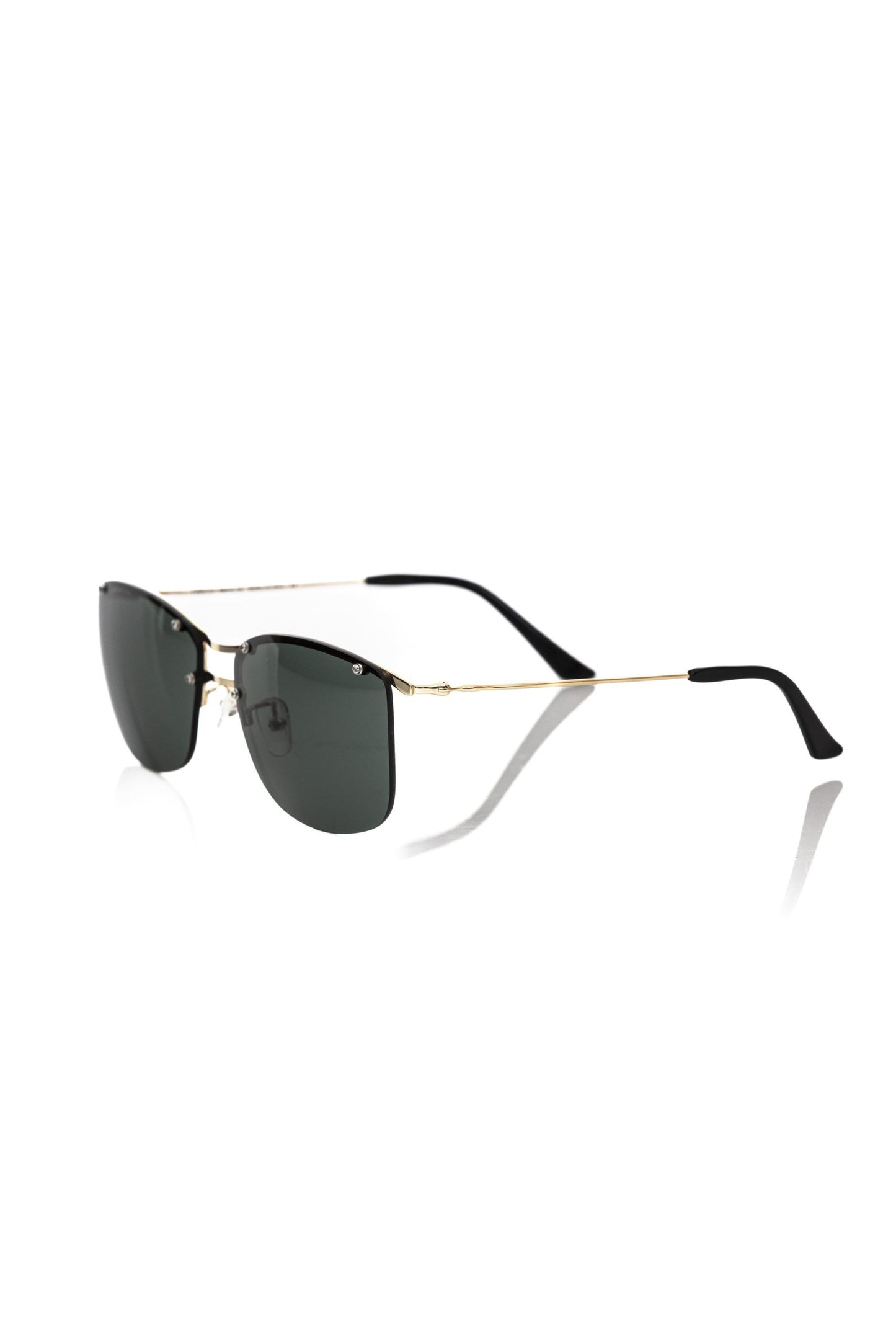 Gold Accent Clubmaster Sunglasses