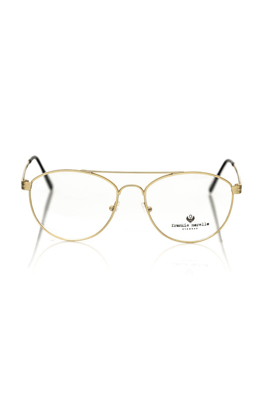 Aviator Style Metallic Frame Eyeglasses