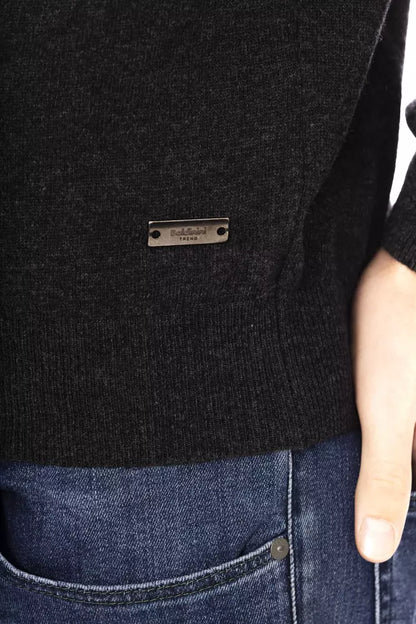Elegant Crewneck Monogram Sweater