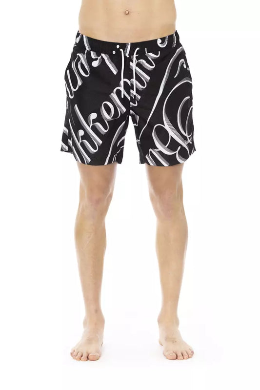 Sleek All-over Print Men's Swim Shorts