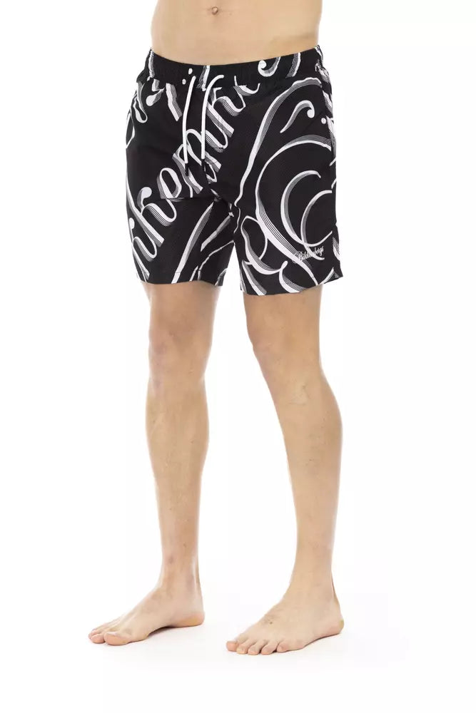 Sleek All-over Print Men's Swim Shorts