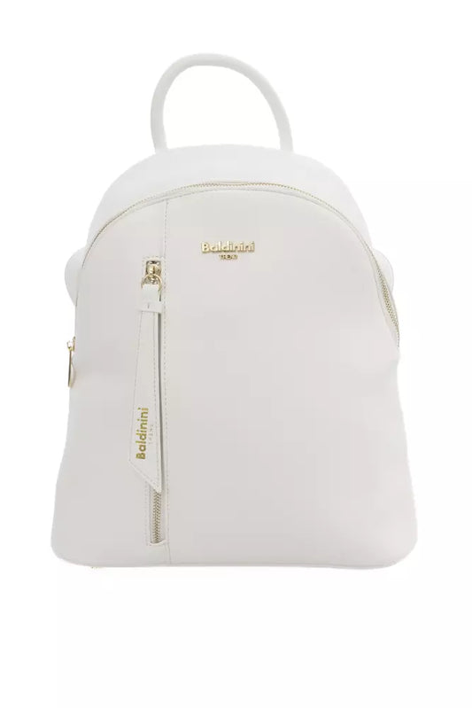White Polyethylene Backpack