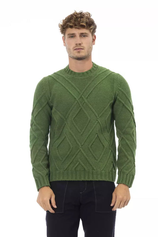 Green Merino Wool Sweater