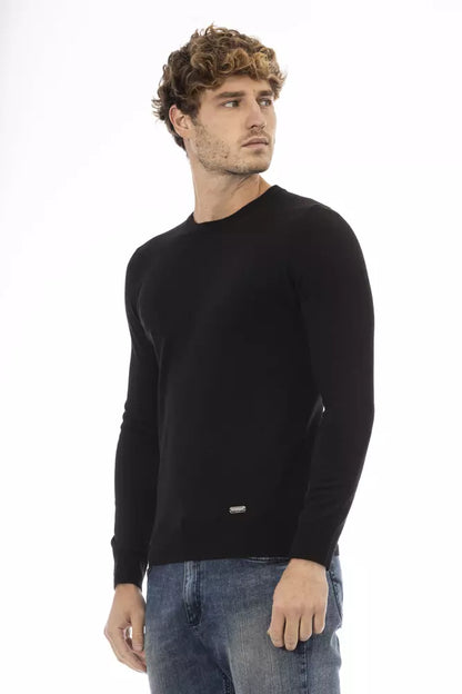Elegant Crew Neck Wool-Blend Sweater
