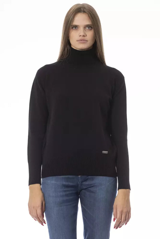 Elegant Turtleneck Sweater in Luxe Wool-Cashmere Blend
