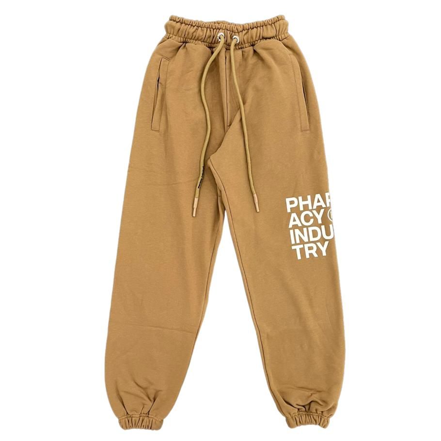 Chic Brown Logo Print Tracksuit Trousers