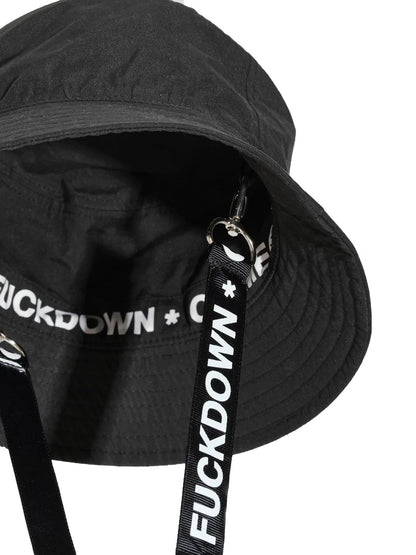 Sleek Nylon Fisherman Hat with Iconic Stitched Logo