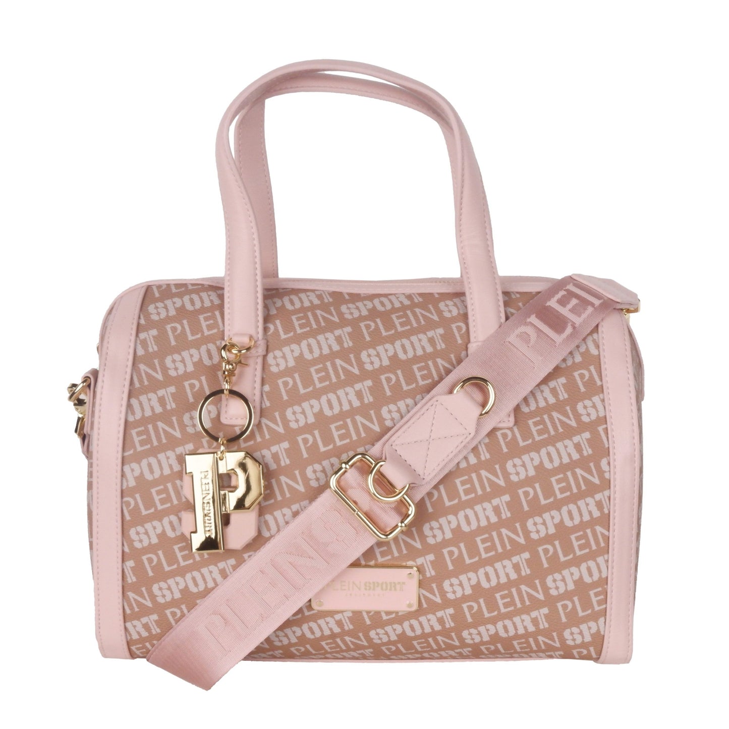 Chic Pink Eco-Leather Crossbody Bag