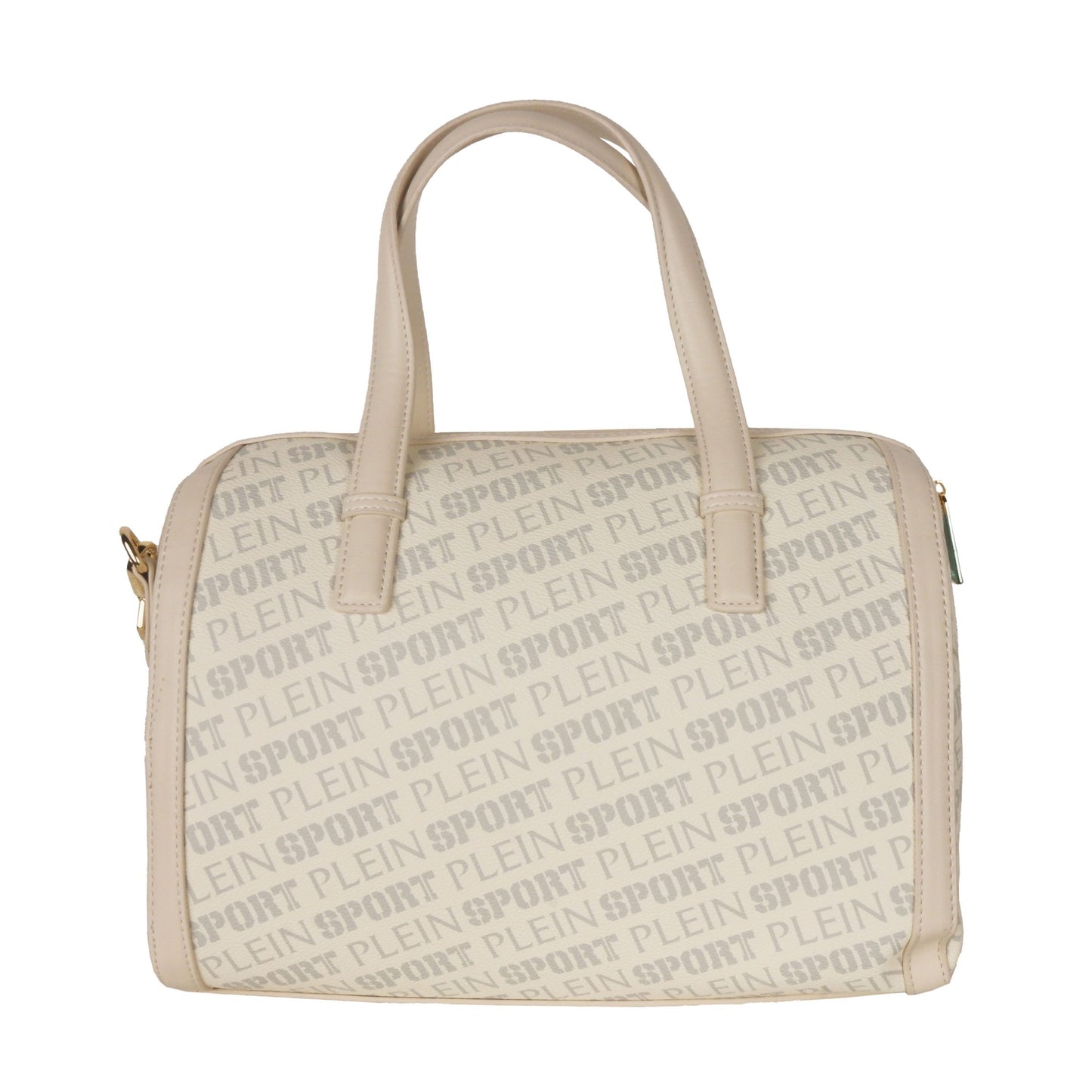 Chic White Eco-Leather Crossbody Bag