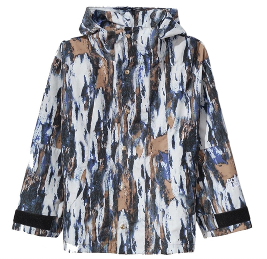 Abstract Elegance Hooded Jacket