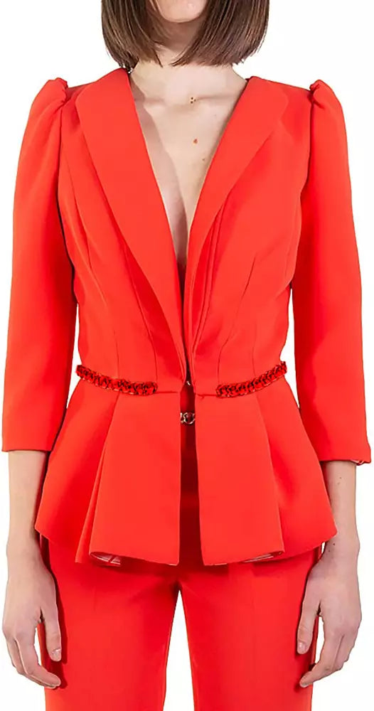 Red Polyester Suits & Blazer