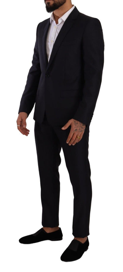 Elegant Slim Fit Wool Silk Cashmere Men's Suit