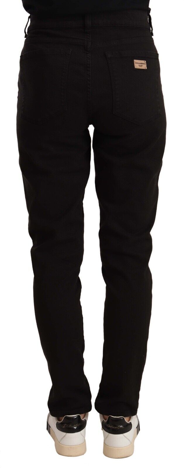 Elegant Slim-Fit Black Skinny Jeans