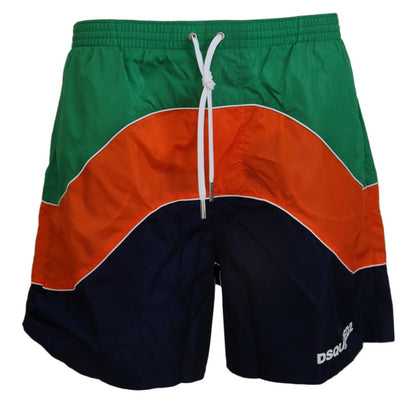Multicolor Printed Swimshorts Boxer