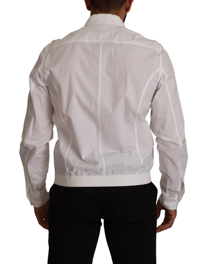 Elegant Italian White Cotton Shirt