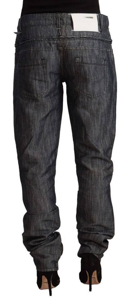Chic Mid-Waist Straight-Cut Acht Jeans